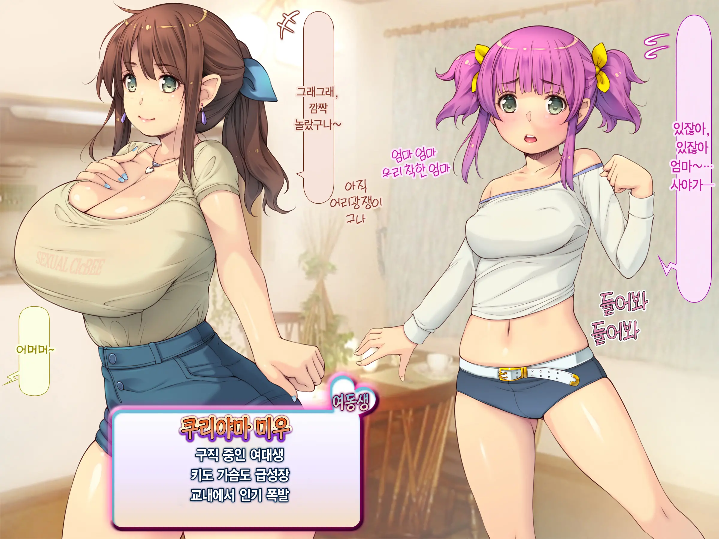 Pokopoko Haramase Kazoku Harem ~Haha Ane Imouto Musume-Tachi To Pakopako Seikatsu~ | 순풍순풍 임신하는 가족 하렘 ~엄마 누나 여동생 딸과 함께 떡치는 생활~